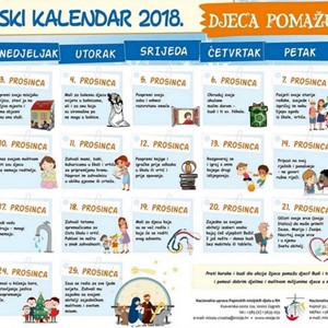 Misijska adventska akcija Djeca pomažu djeci